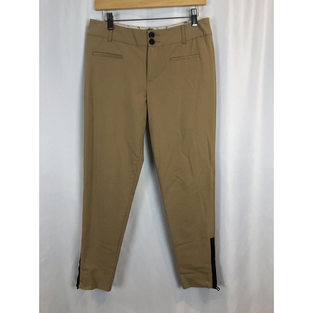 Search for Sanity Ankle Zip Chino Tan Pants Size 4‎ Inseam 25"